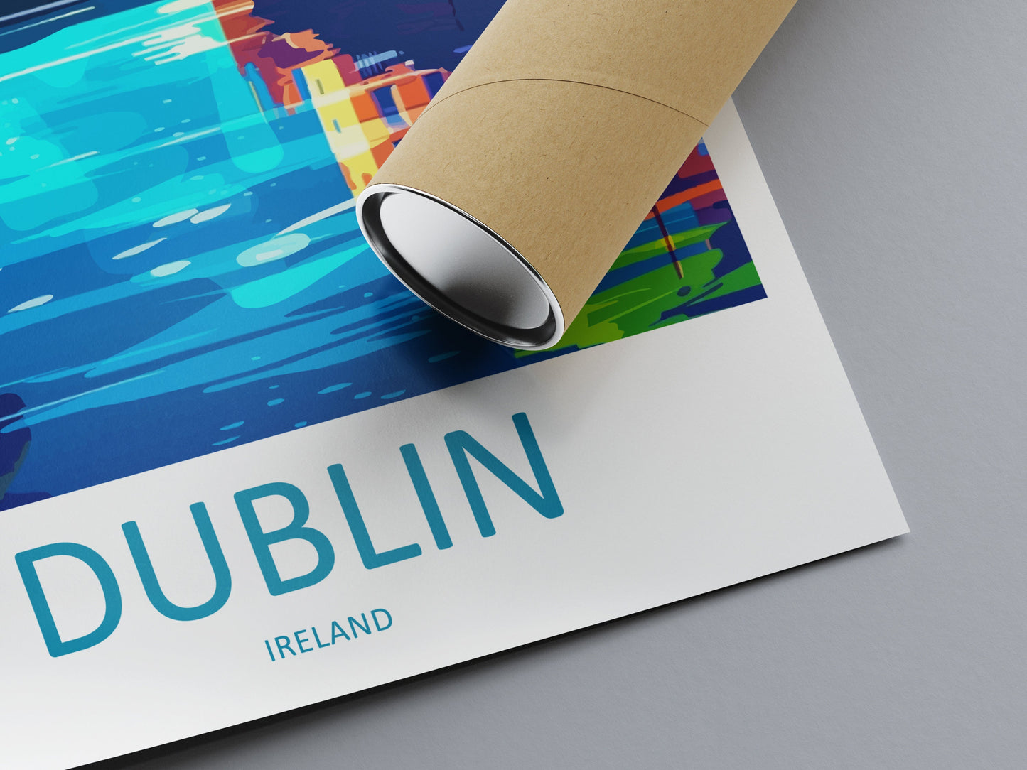 Dublin Skyline Print Dublin Home Decor Skyline City Art Print Dublin Wall Art for Ireland Enthusiast Gift Wall Hanging Dublin Ireland Print