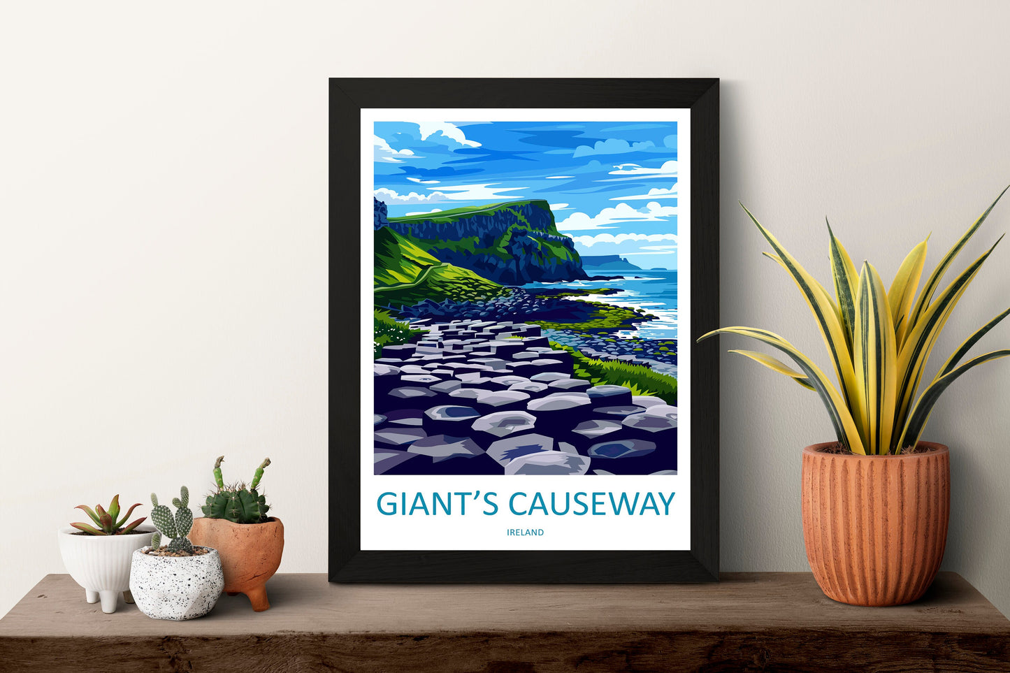 Giant's Causeway Print Giant's Causeway Home Décor Landscape Print Giant's Causeway Wall Art Northern Ireland Enthusiast Gift Wall Hanging