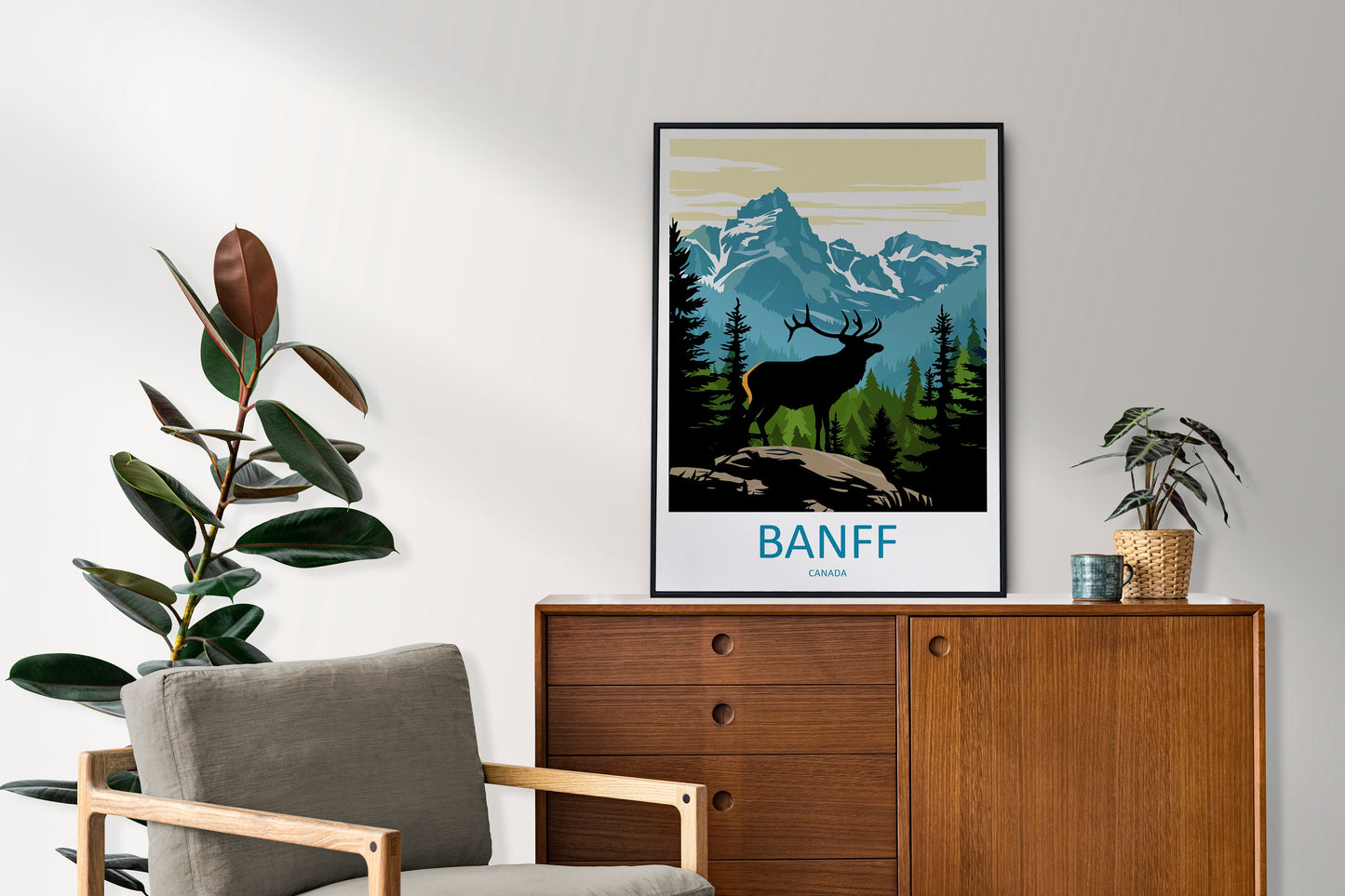 Banff National Park Travel Print Wall Art Banff Wall Hanging Home Décor Banff Gift Art Lovers Canada Art Lover Gift