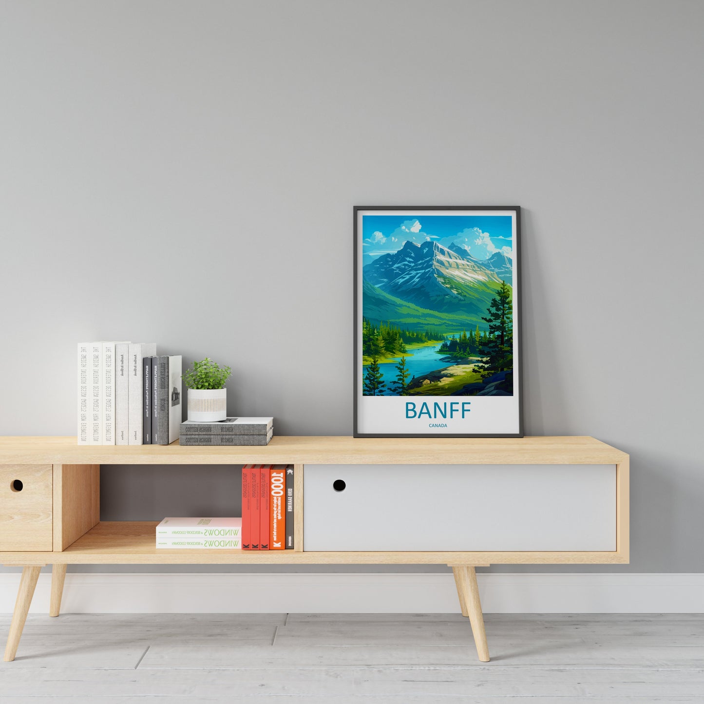 Banff National Park Travel Print Wall Art Banff Wall Hanging Home Décor Banff Gift Art Lovers Canada Art Lover Gift