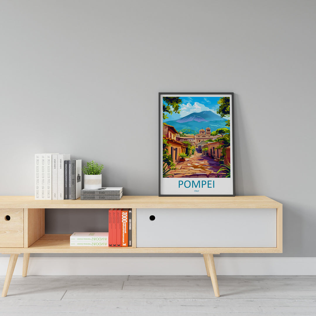 Pompeii Travel Print Wall Art Pompeii Italy Wall Hanging Home Decoration Pompeii Gift Art Lovers Wall Art Print Pompeii Italy Art Pompeii