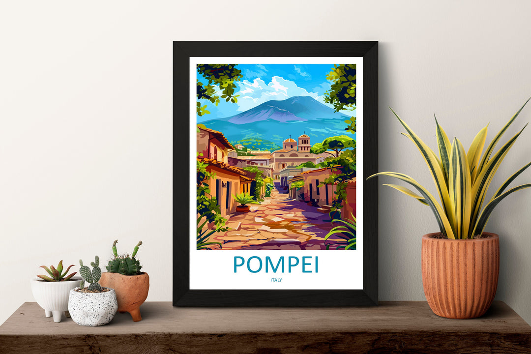 Pompeii Travel Print Wall Art Pompeii Italy Wall Hanging Home Decoration Pompeii Gift Art Lovers Wall Art Print Pompeii Italy Art Pompeii