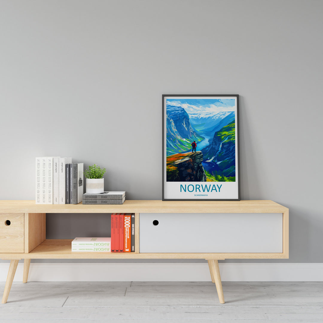 Norway Travel Print The Fjords Norway Home Décor The Fjords Art Print Norwegian Mountains Room Print For Scandinavian Mountains Gift Art
