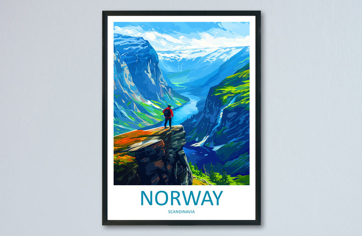 Norway Travel Print The Fjords Norway Home Décor The Fjords Art Print Norwegian Mountains Room Print For Scandinavian Mountains Gift Art
