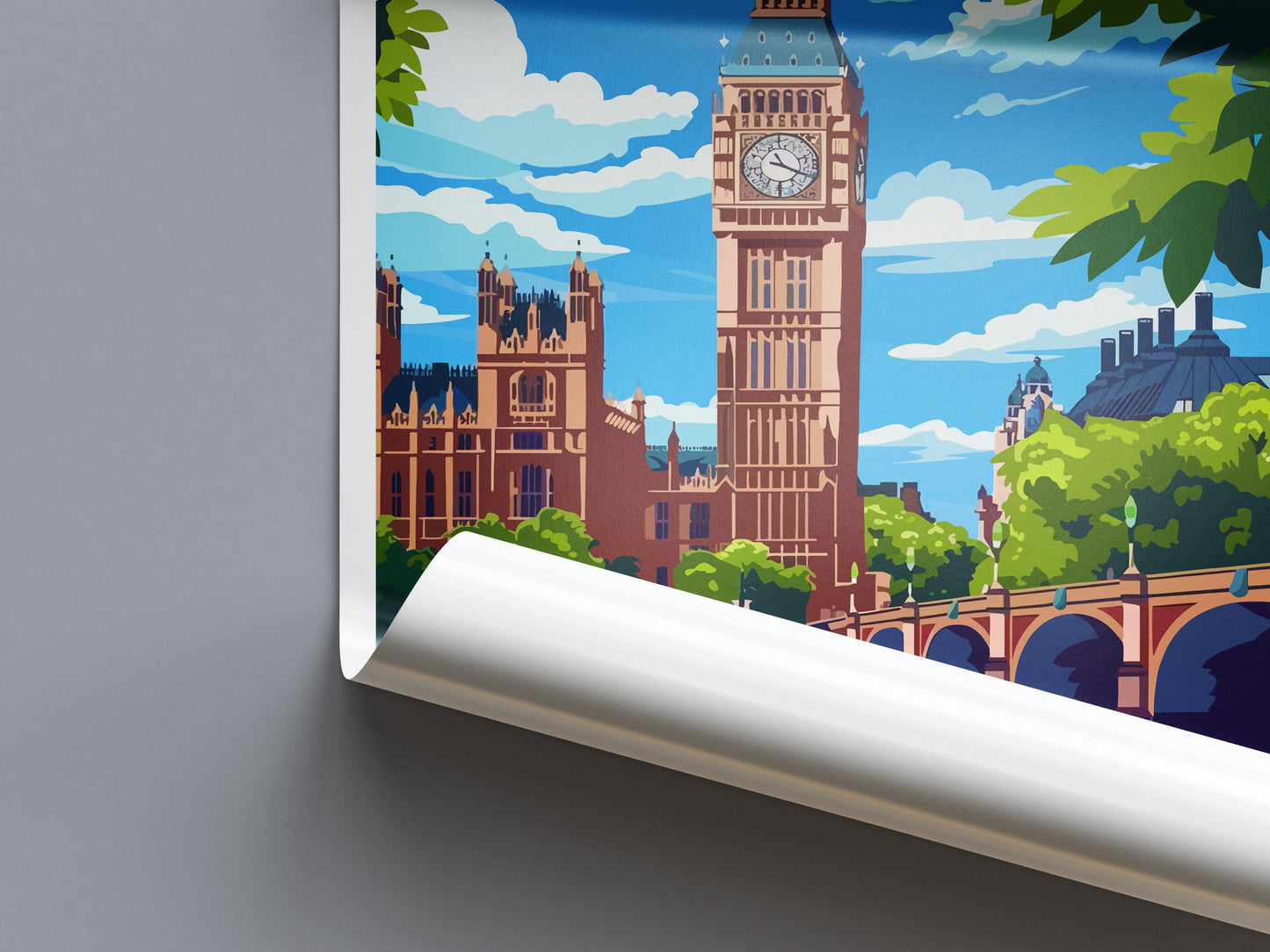 London Travel Print Wall Art London Wall Hanging Home Décor London Gift Art Lovers England Art Lover Gift London Travel Gift
