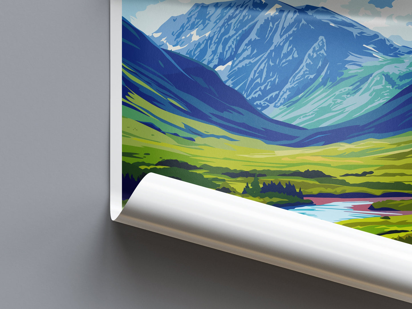 Ben Nevis Travel Print Wall Art Ben Nevis Wall Hanging Home Décor Ben Nevis Gift Art Lovers Scotland Art Lover Gift Ben Nevis Travel Artwork