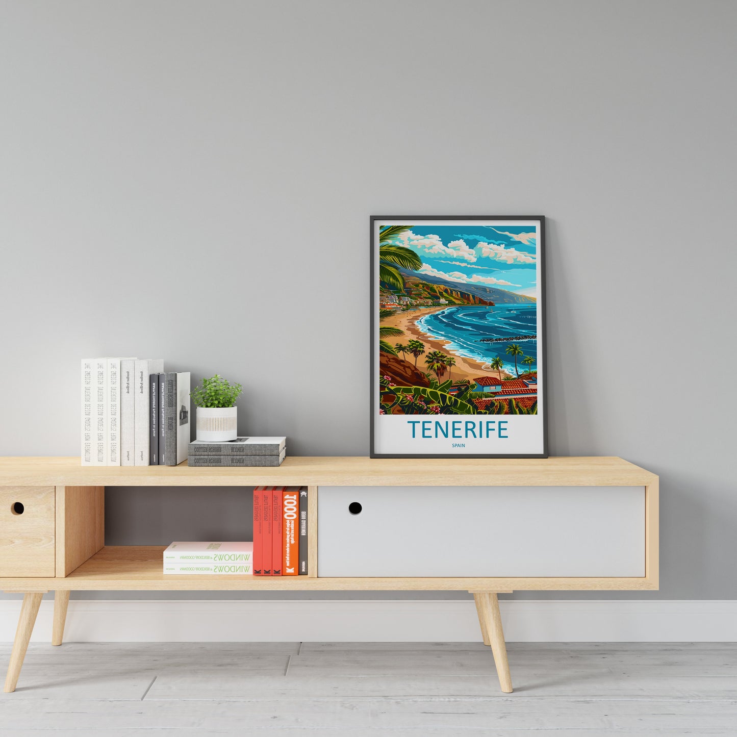 Tenerife Travel Print Wall Art Tenerife Wall Hanging Home Décor Tenerife Gift Art Lovers Spain Art Lover Gift Tenerife Print Spain Wall Art