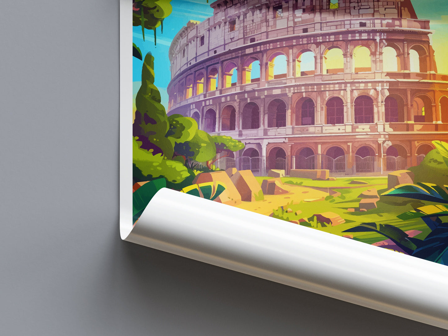 Rome Travel Print Wall Art Rome Wall Hanging Home Décor Rome Gift Art Lovers Italy Art Lover Gift Rome Print Italy Wall Art Decor