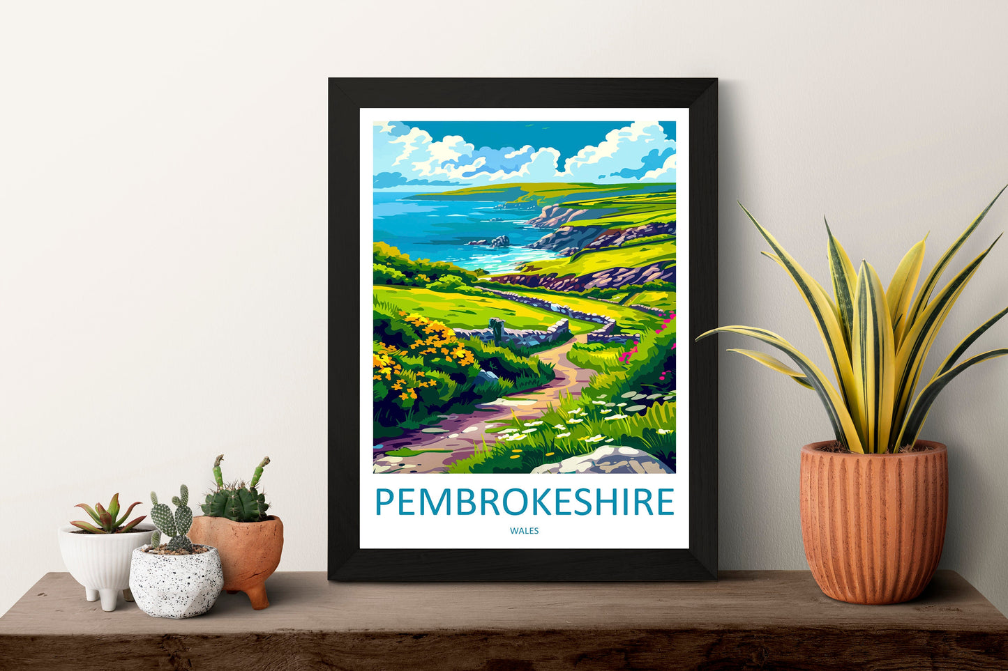 Pembrokeshire Print Pembrokeshire Home Decor Landscape Art Print Pembrokeshire Wall Art Nature Enthusiast Gift Wall Hanging Pembrokeshire