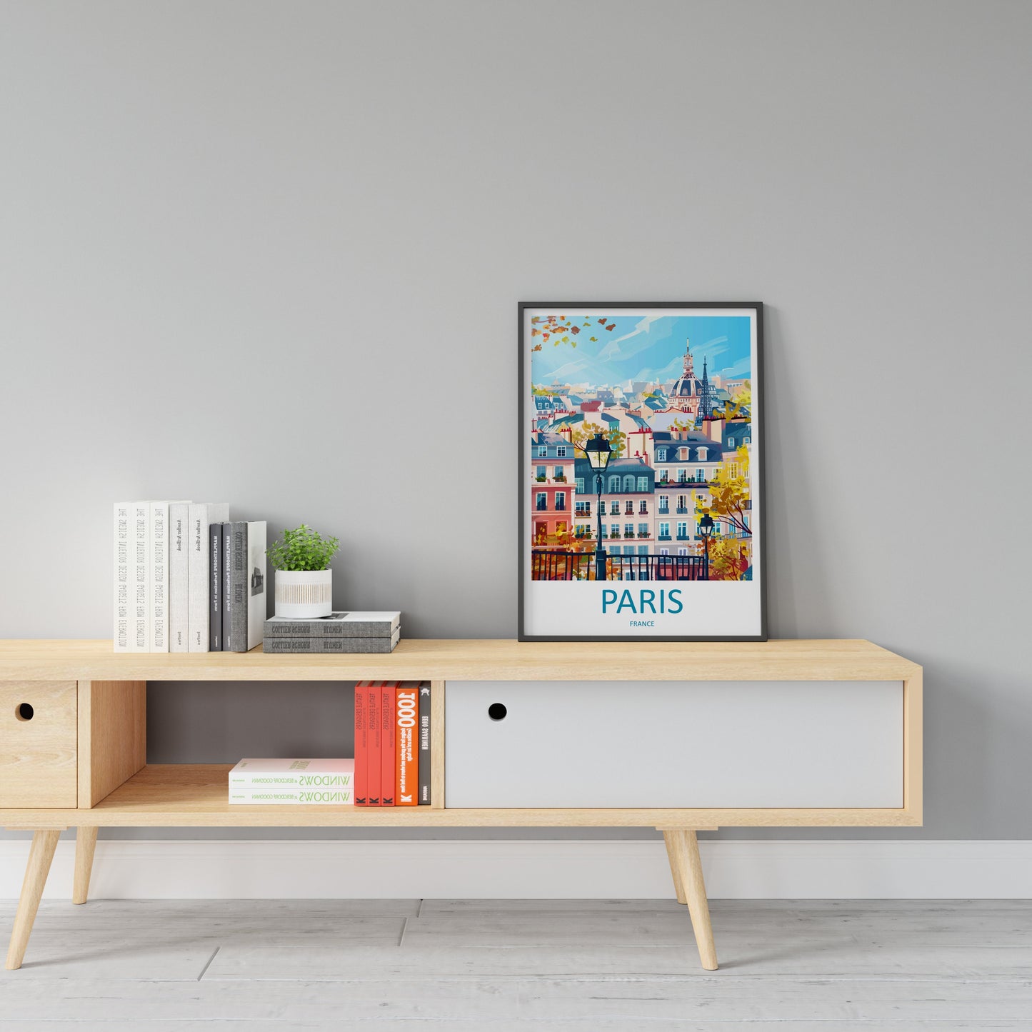 Paris Travel Print Wall Art Paris Wall Hanging Home Décor Paris Gift Art Lovers France Art Lover Gift Paris Print France Wall Art Décor