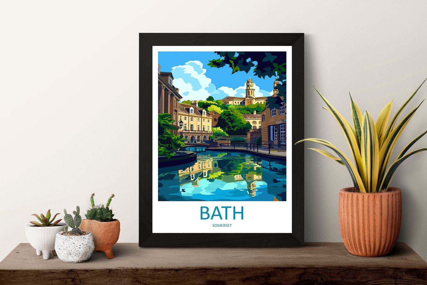 Bath Travel Print Wall Art Bath Wall Hanging Home Décor Bath Gift Art Lovers England Art Lover Gift Bath City England Travel Art Gift