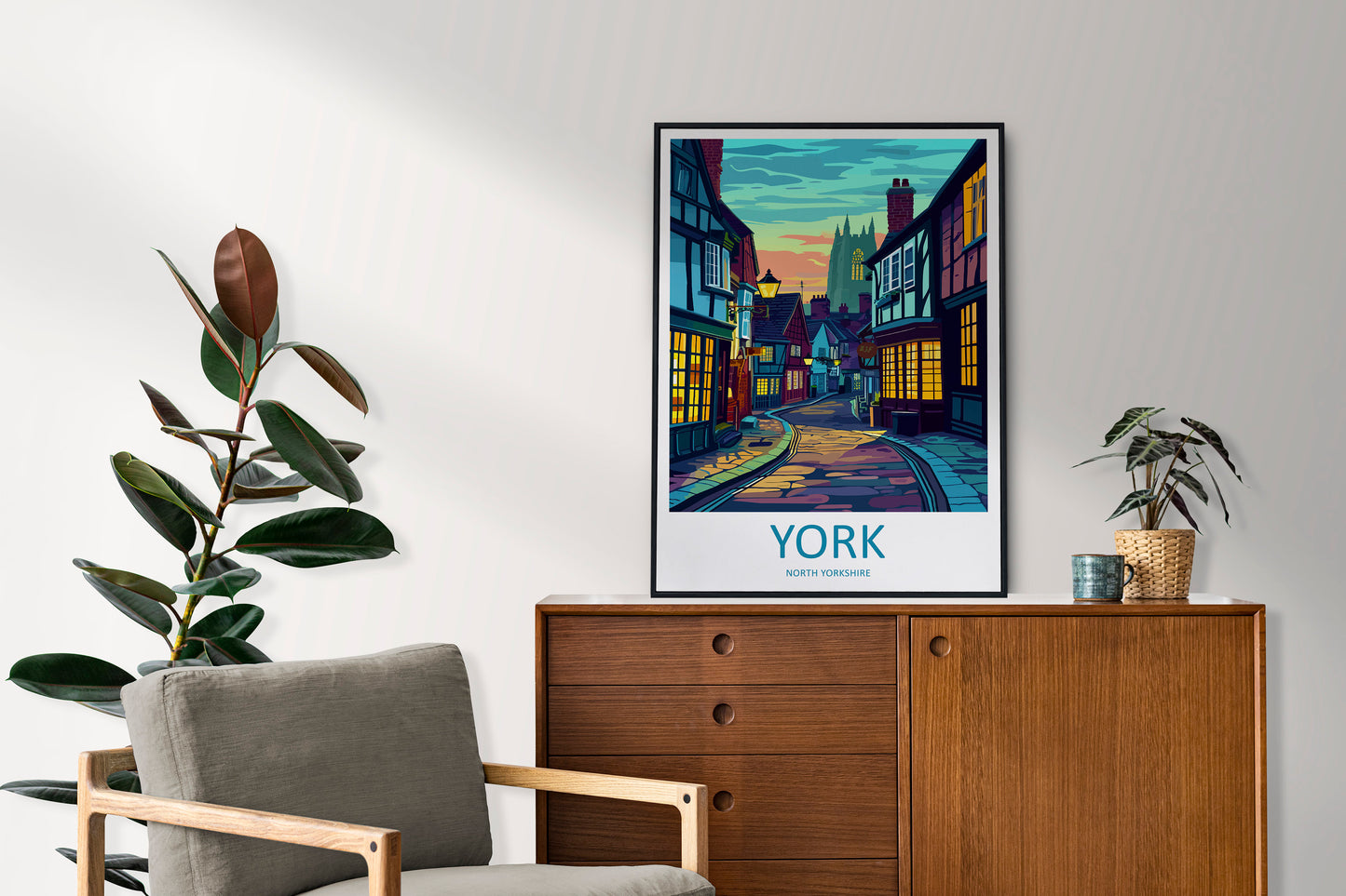 York Travel Print Wall Art York Wall Hanging Home Décor York Gift Art Lovers England Art Lover Gift Print Artwork Yorkshire Art
