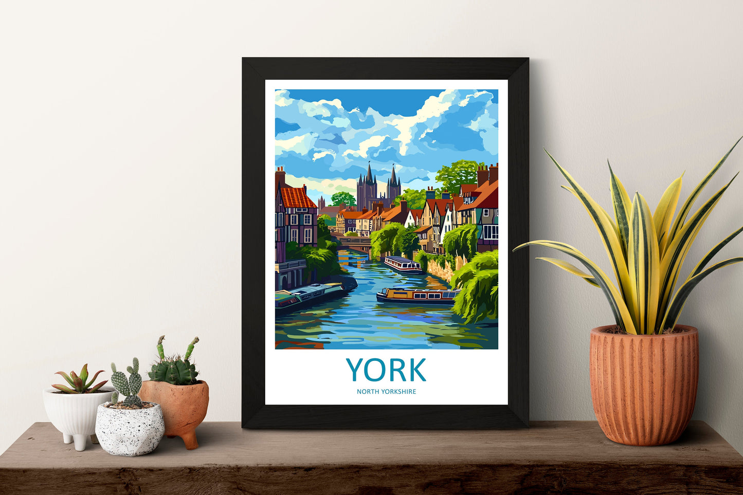 York Travel Print Wall Art York Wall Hanging Home Décor York Gift Art Lovers England Art Lover Gift Print Artwork Yorkshire Art