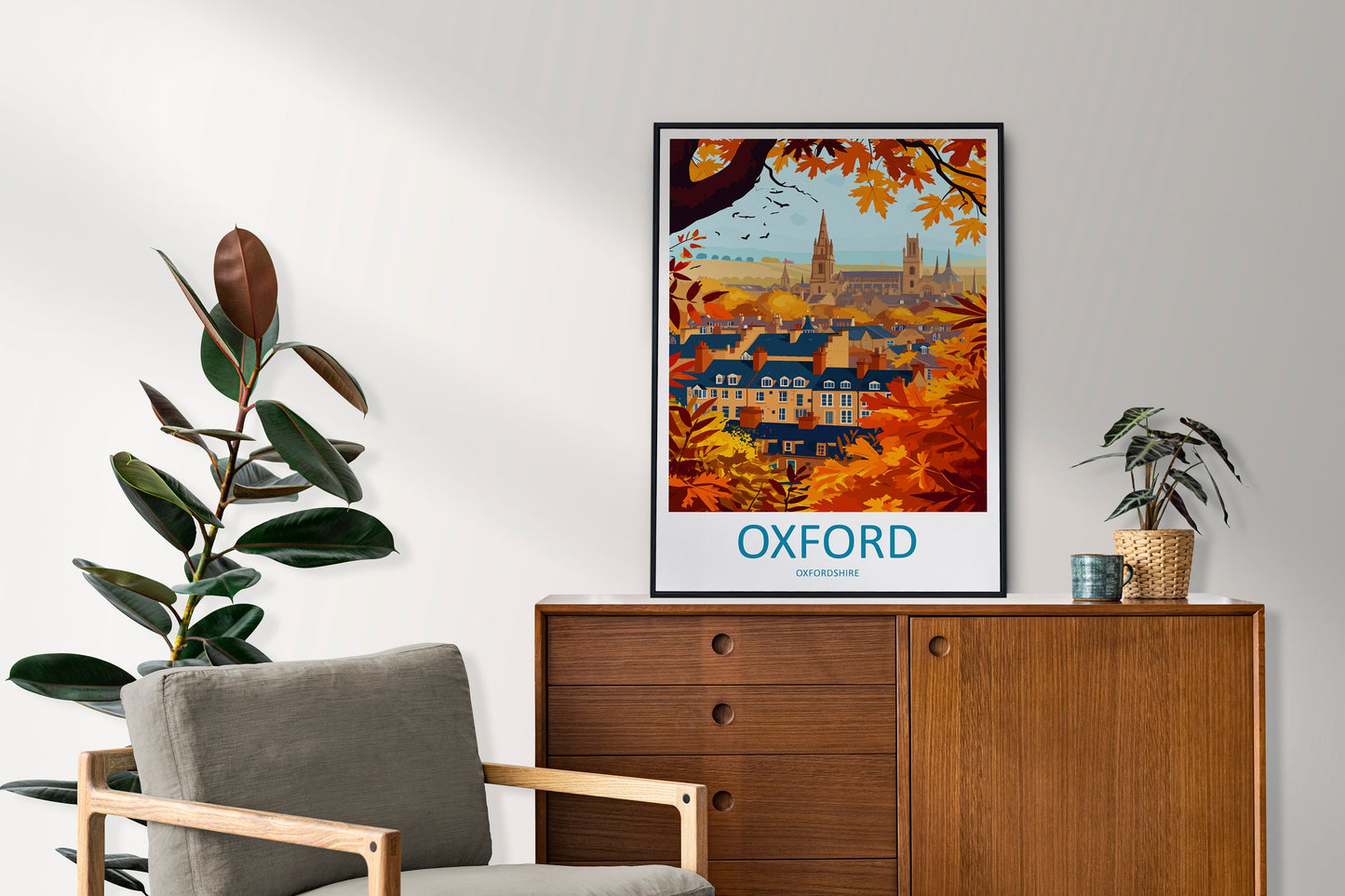Oxford Travel Print Wall Art Oxford Wall Hanging Home Décor Oxford Gift Art Lovers England Art Lover Gift Poster Oxford Art Oxford Poster