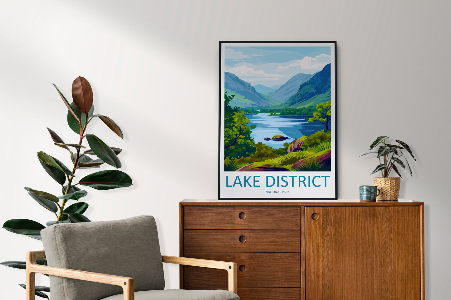 Lake District Print Lake District Home Decor Landscape Art Print Lake District Wall Art Nature Enthusiast Gift Wall Hanging Lake District