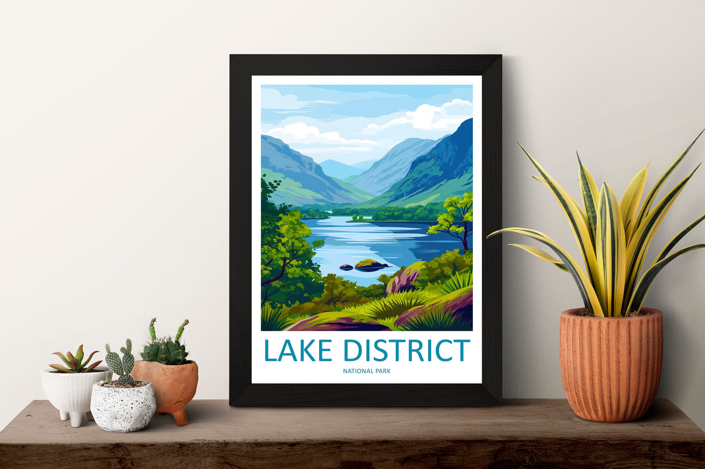 Lake District Print Lake District Home Decor Landscape Art Print Lake District Wall Art Nature Enthusiast Gift Wall Hanging Lake District