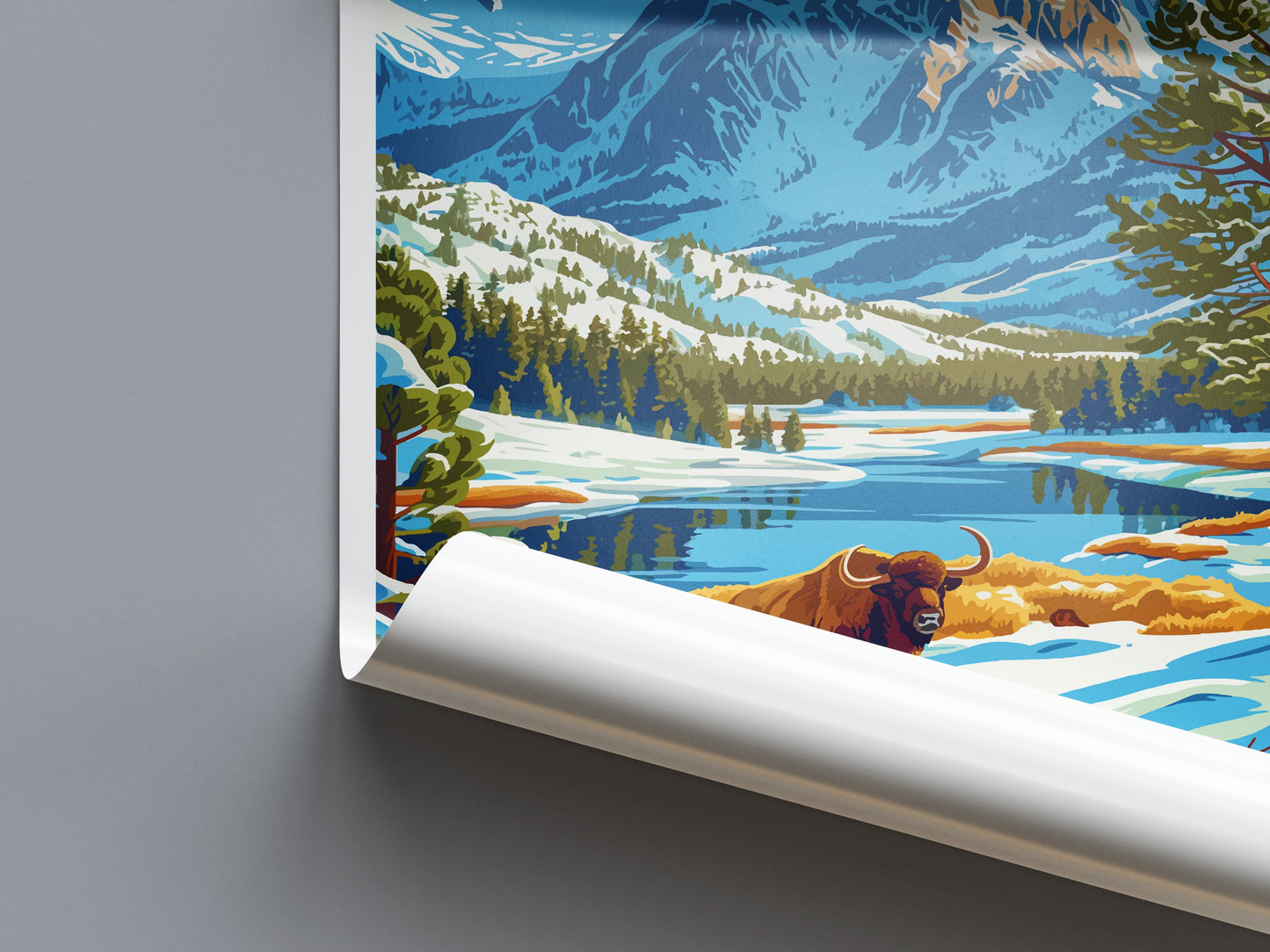 Lake Mammoth Travel Print Wall Art Lake Mammoth Wall Hanging Home Décor Lake Mammoth Gift Art Lovers California Art Lover Gift