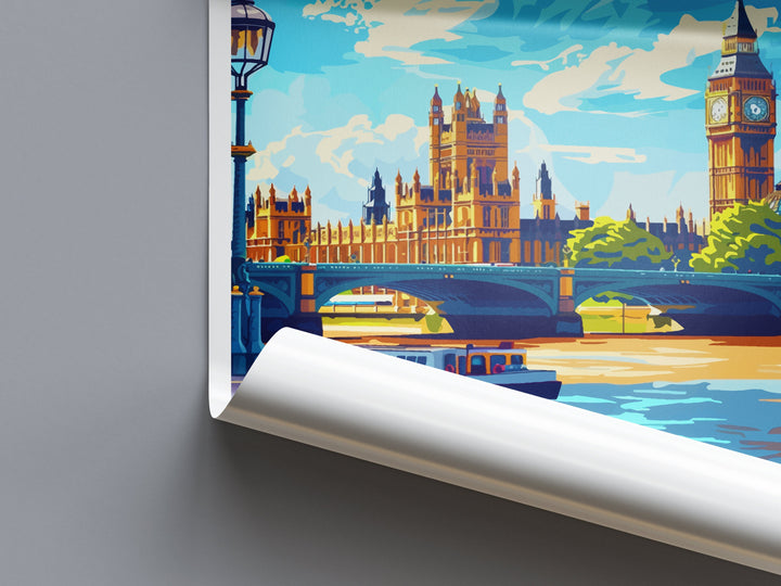 London Travel Print Wall Art London Wall Hanging Home Décor London Gift Art Lovers England Art Lover Gift London Travel Gift