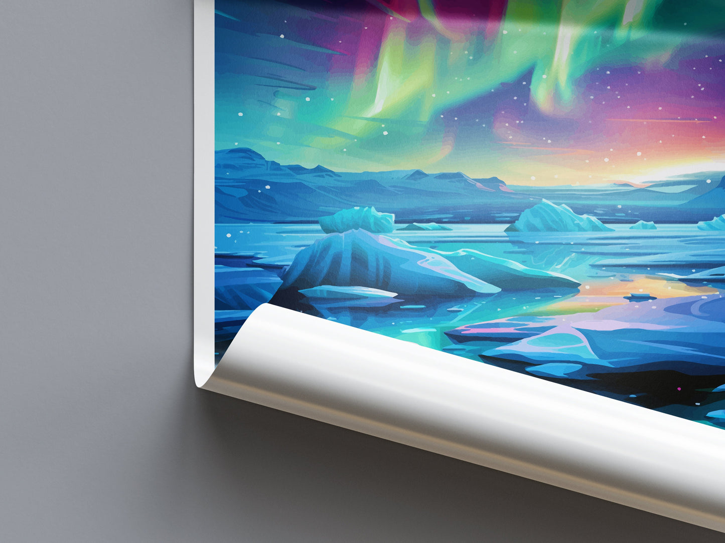 Jokulsarlon Travel Print Wall Art Jokulsarlon Wall Hanging Home Décor Jokulsarlon Gift Art Lovers Iceland Art Lover Gift Jokulsarlon Print