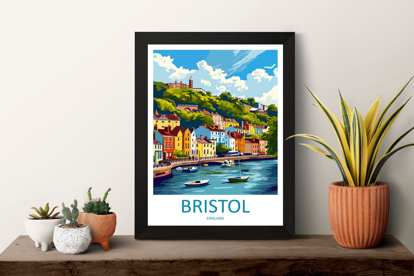 Bristol Travel Print Wall Art Bristol Wall Hanging Home Décor Bristol Gift Art Lovers England Art Lover Gift Bristol Bridge City Art Print