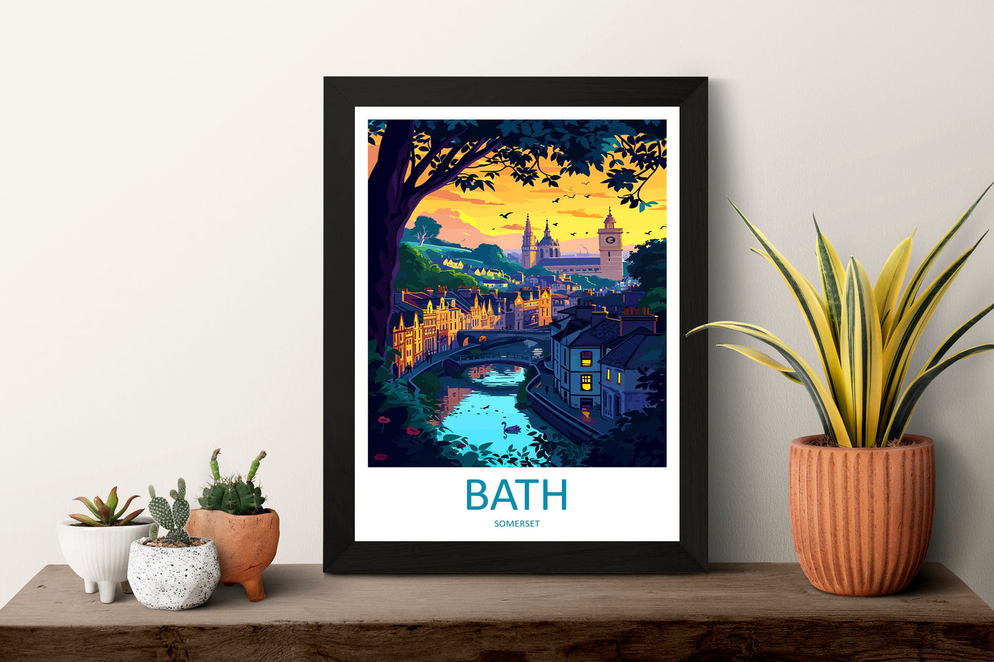 Bath Travel Print Wall Art Bath Wall Hanging Home Décor Bath Gift Art Lovers England Art Lover Gift Bath City England Travel Art Gift