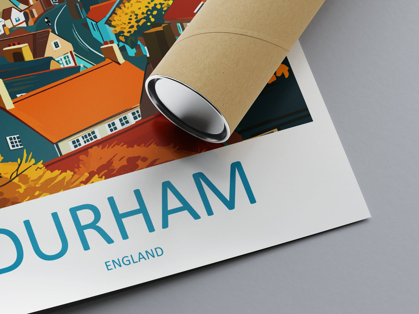 Durham Travel Print Wall Art Durham Wall Hanging Home Décor Durham Gift Art Lovers England Art Lover Gift Durham Travel Art Gift