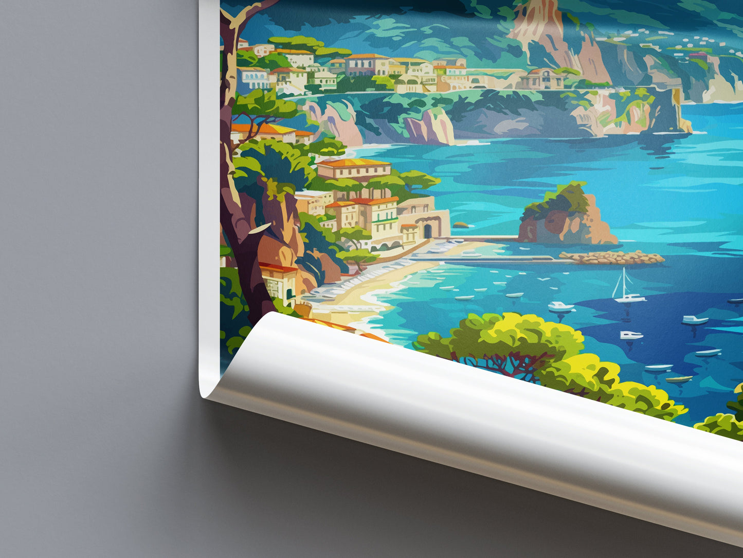 Sorrento Travel Print Wall Art Sorrento Wall Hanging Home Décor Sorrento Gift Art Lovers Italy Art Lover Gift Sorrento Print Sorrento Art