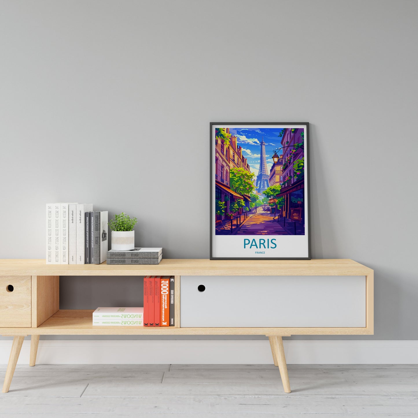 Paris Travel Print Wall Art Paris Wall Hanging Home Décor Paris Gift Art Lovers France Art Lover Gift Paris Print France Wall Art Décor
