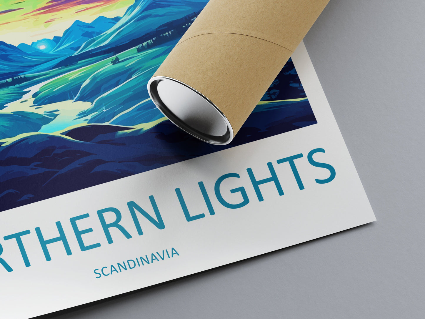 Northern Lights Travel Print Wall Art Aurora Borealis Wall Hanging Home Décor Aurora Borealis Gift Art Lovers Iceland Art Lover Gift Decor