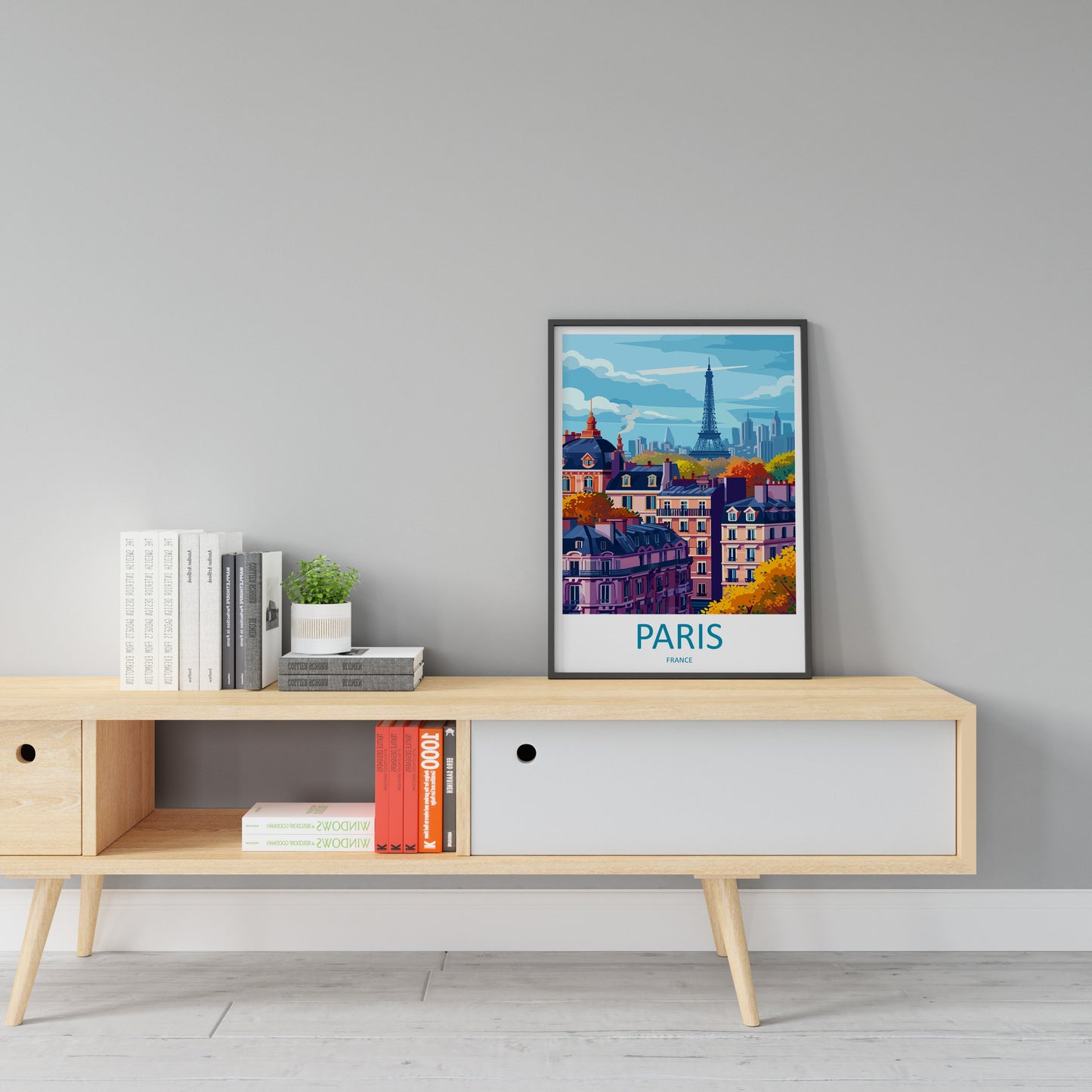 Paris Travel Print Wall Art Paris Wall Hanging Home Décor Paris Gift Art Lovers France Art Lover Gift Paris Print France Wall Art Décor