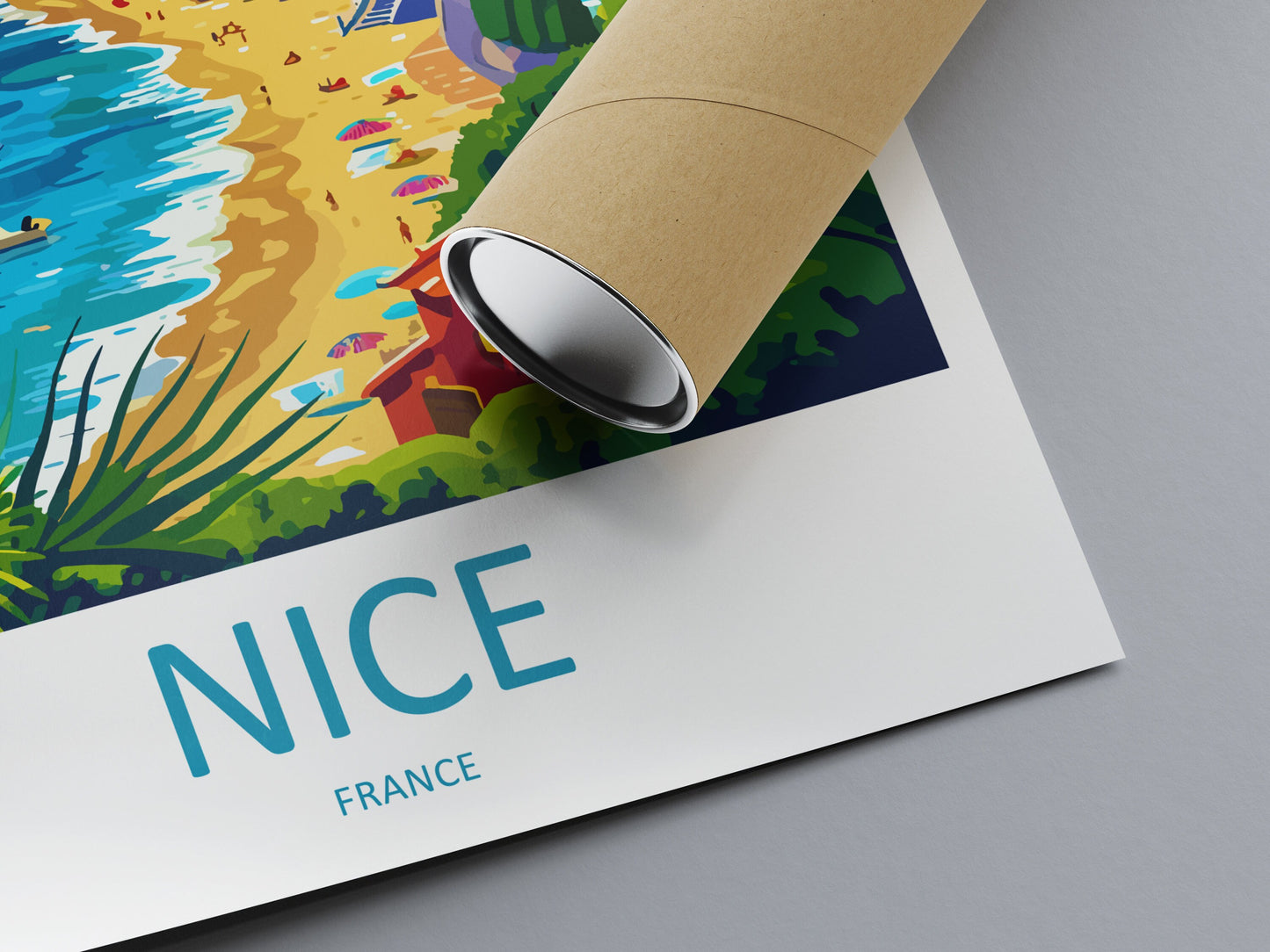 Nice France Print Nice France Home Decor Cityscape Art Print Nice France Wall Art for Travel Enthusiast Gift Wall Hanging Nice France Poster