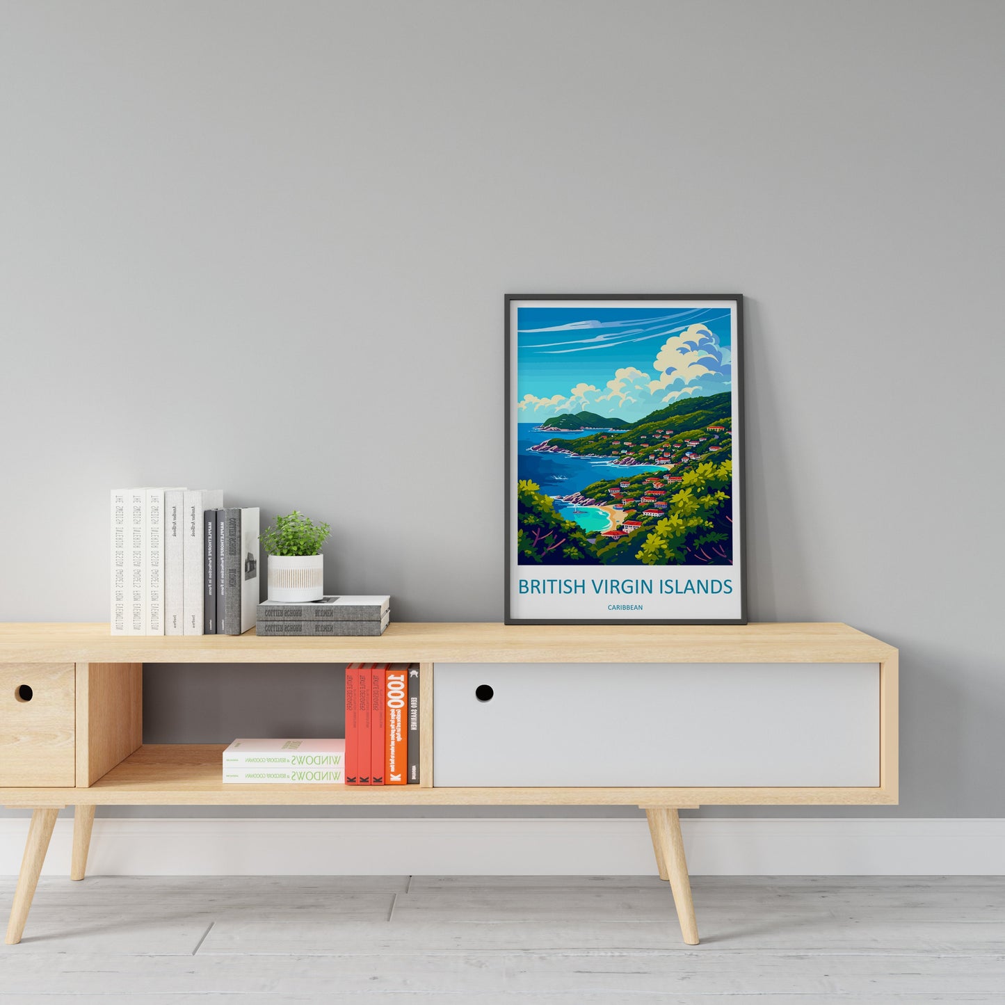 British Virgin Islands Travel Print Wall Art British Virgin Islands Wall Hanging Home Décor British Virgin Islands Gift Art Lovers Wall Art