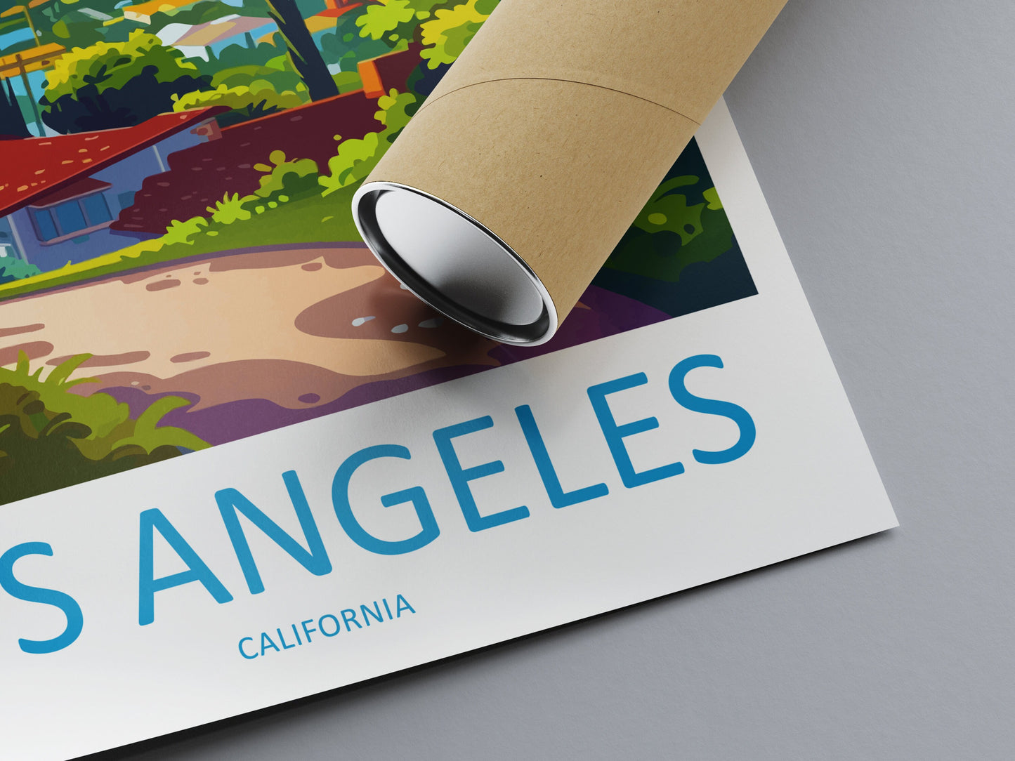 Los Angeles Travel Print Wall Art Los Angeles Wall Hanging Home Décor Los Angeles Gift Art Lovers California Art Lover Gift Los Angeles Deco