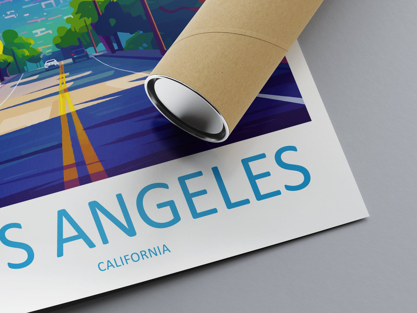 Los Angeles Travel Print Wall Art Los Angeles Wall Hanging Home Décor Los Angeles Gift Art Lovers California Art Lover Gift Los Angeles Deco