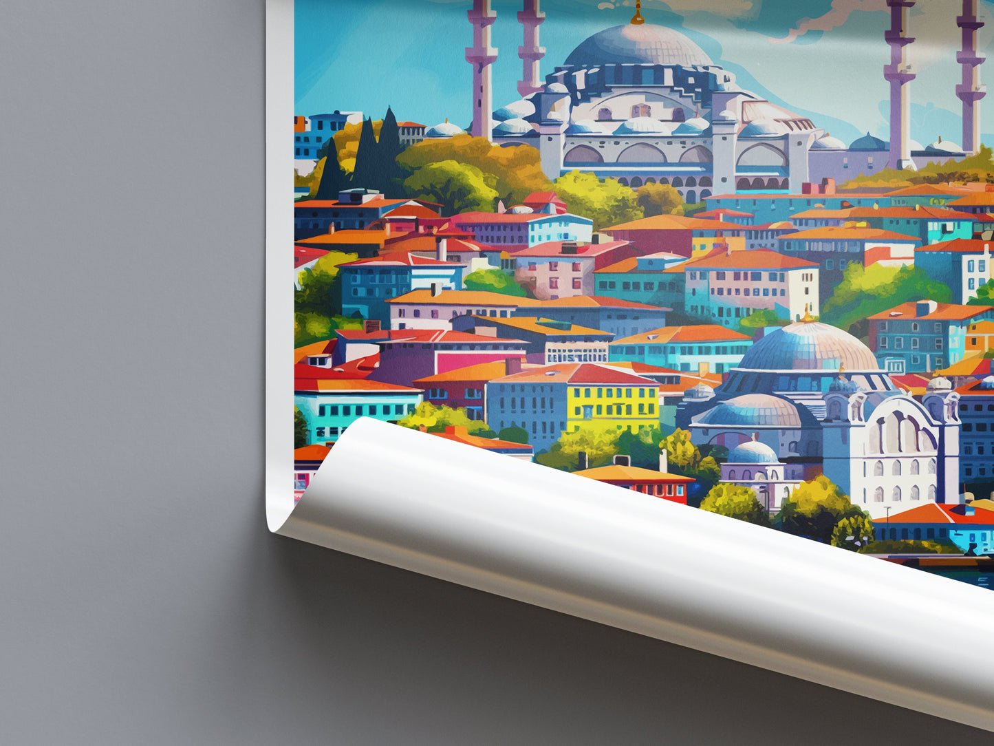 Istanbul Travel Print Wall Art Istanbul Wall Hanging Home Decoration Istanbul Gift Art Lovers Wall Art Print Art Istanbul Wall Print Turkey