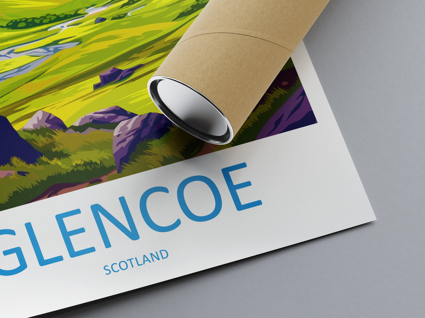 Glencoe Travel Print Wall Art Glencoe Wall Hanging Home Décor Glencoe Gift Art Lovers Scotland Art Lover Gift Glencoe Travel Artwork