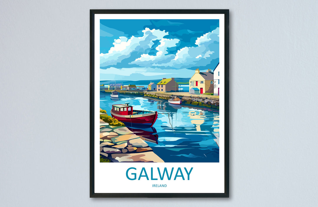 Galway Print Galway Home Decor Galway Square Art Print Galway Wall Art for Ireland Enthusiast Gift Wall Hanging Galway Ireland Wall Décor