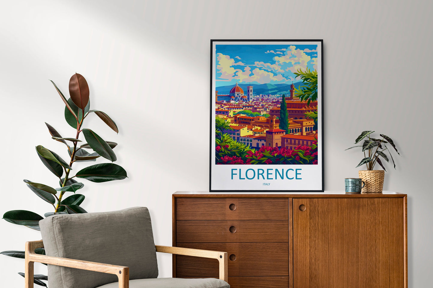 Florence Travel Print Wall Art Florence Italy Wall Hanging Home Decoration Florence Gift Art Lovers Wall Art Print Florence Italy Wall Print