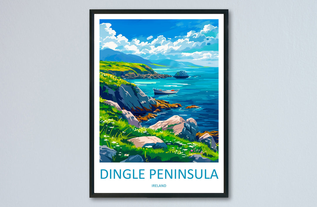 Dingle Peninsula Print Dingle Peninsula Home Decor Landscape Art Print Dingle Peninsula Wall Art for Ireland Enthusiast Gift Wall Hanging