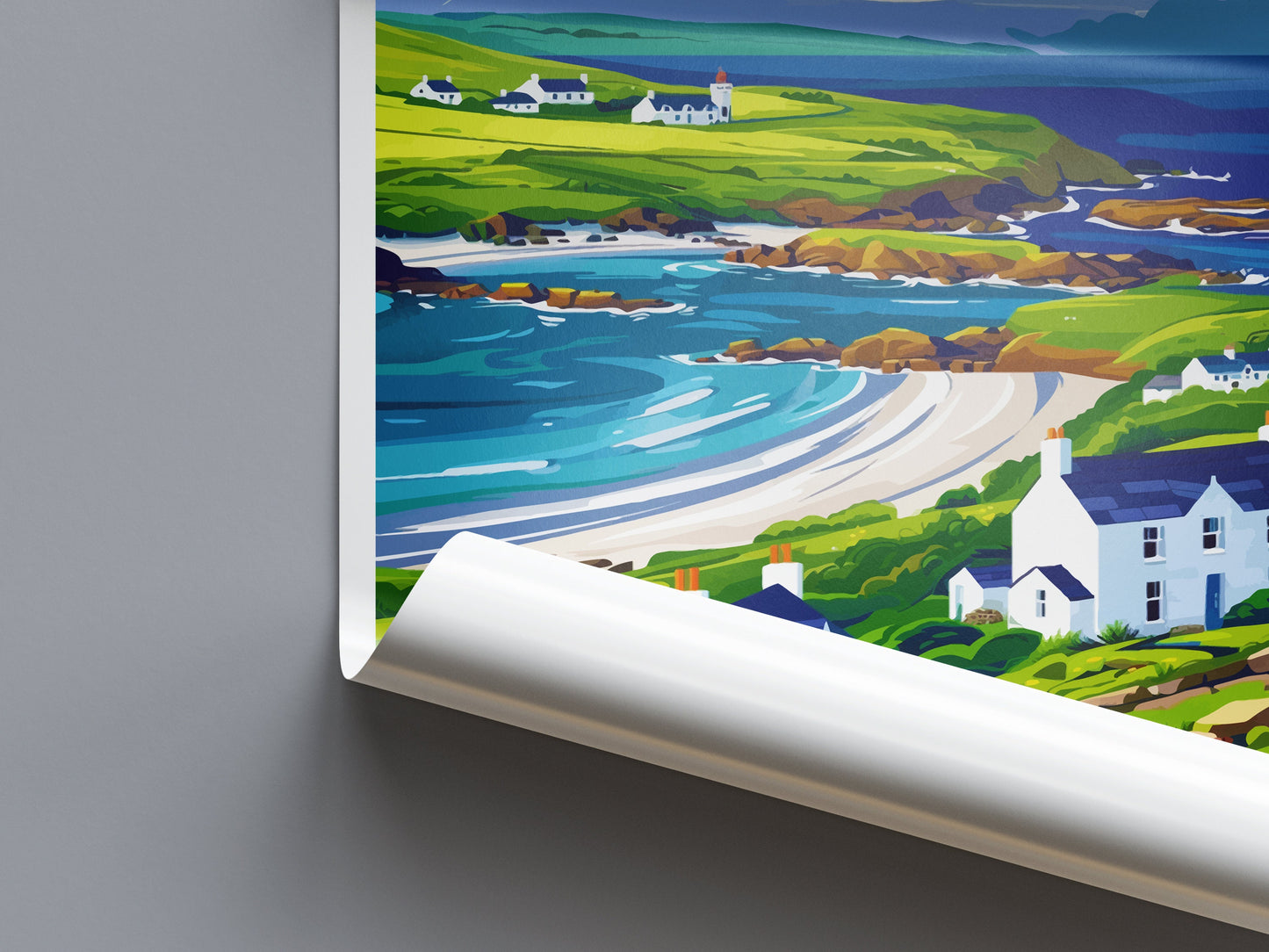 Isle Of Islay Travel Print Wall Art Isle Of Islay Wall Hanging Home Décor Isle Of Islay Gift Art Lovers Scotland Art Lover Gift Isle Poster