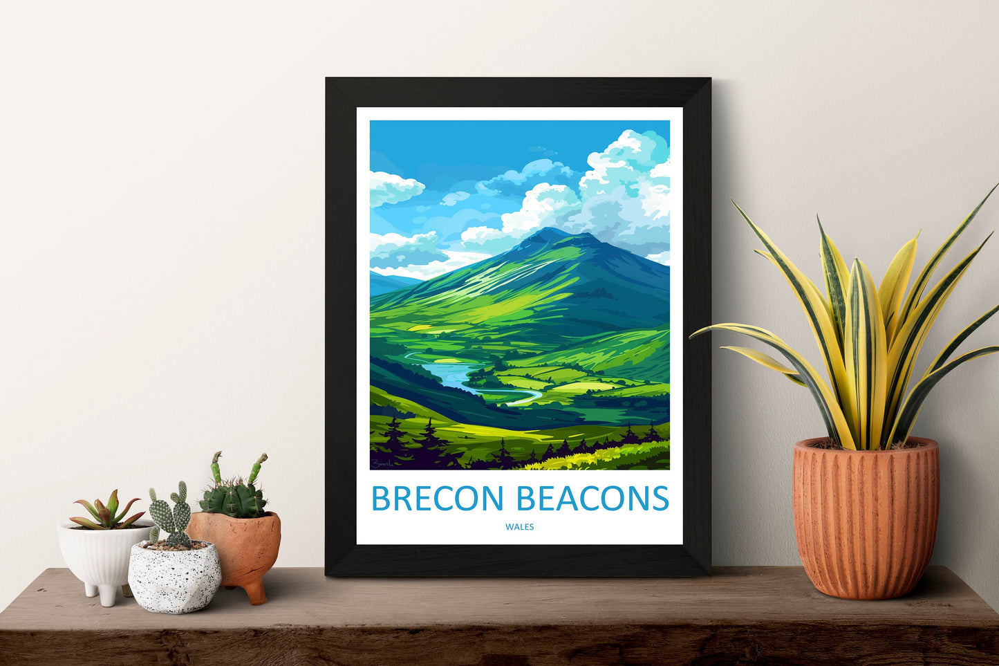 Brecon Beacons Print Brecon Beacons Home Decor Landscape Art Print Brecon Beacons Wall Nature Enthusiast Gift Wall Hanging Brecon Beacons