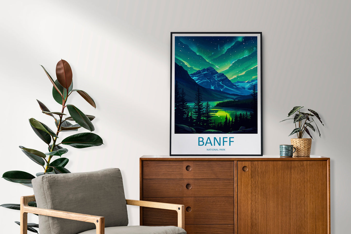 Banff National Park Travel Print Wall Art Banff Wall Hanging Home Décor Banff Gift Art Lovers Canada Art Lover Gift