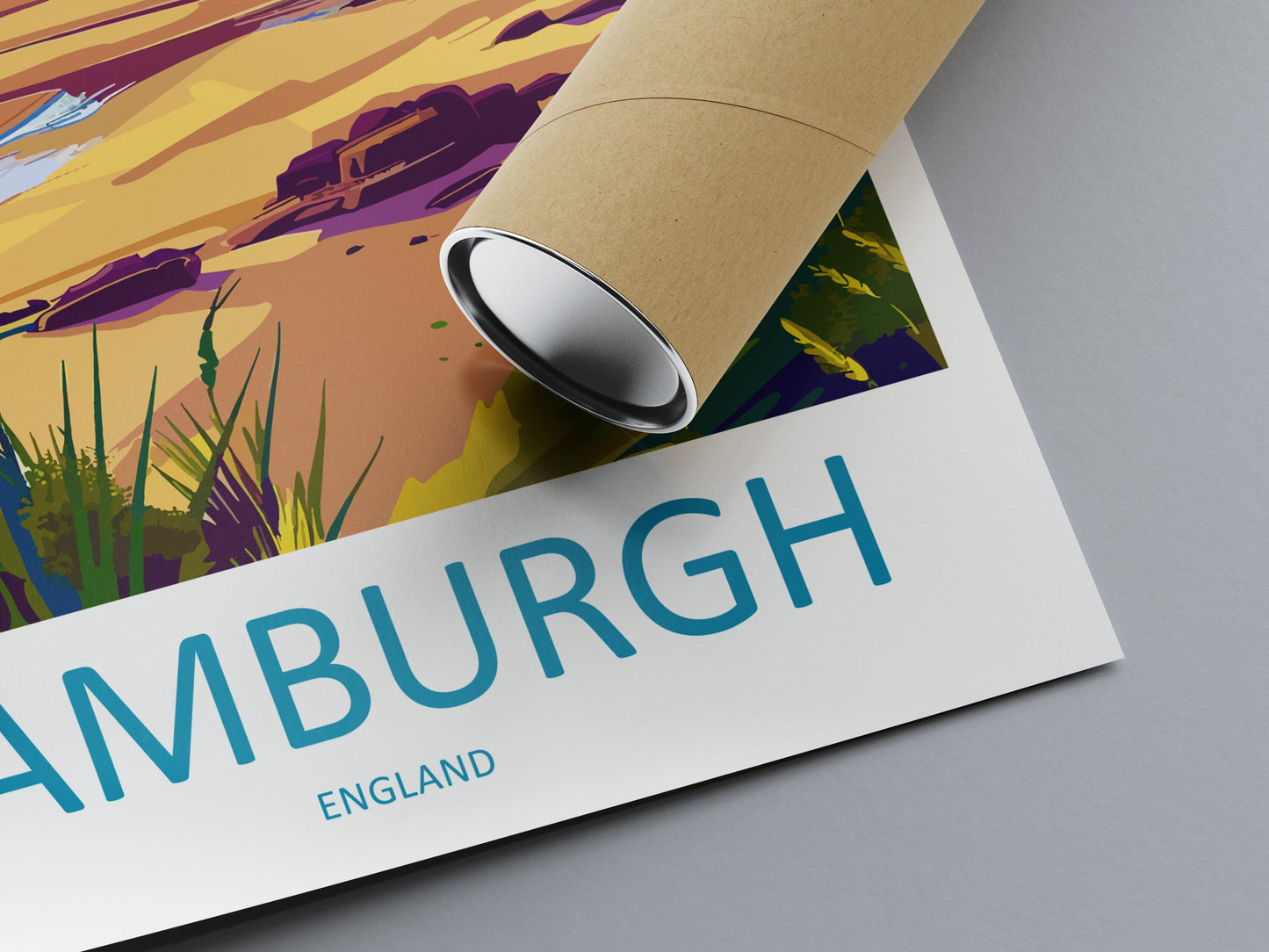 Bamburgh Castle Travel Print Wall Art Bamburgh Castle Wall Hanging Home Décor Bamburgh Castle Gift Art Lovers England Art Lover Gift