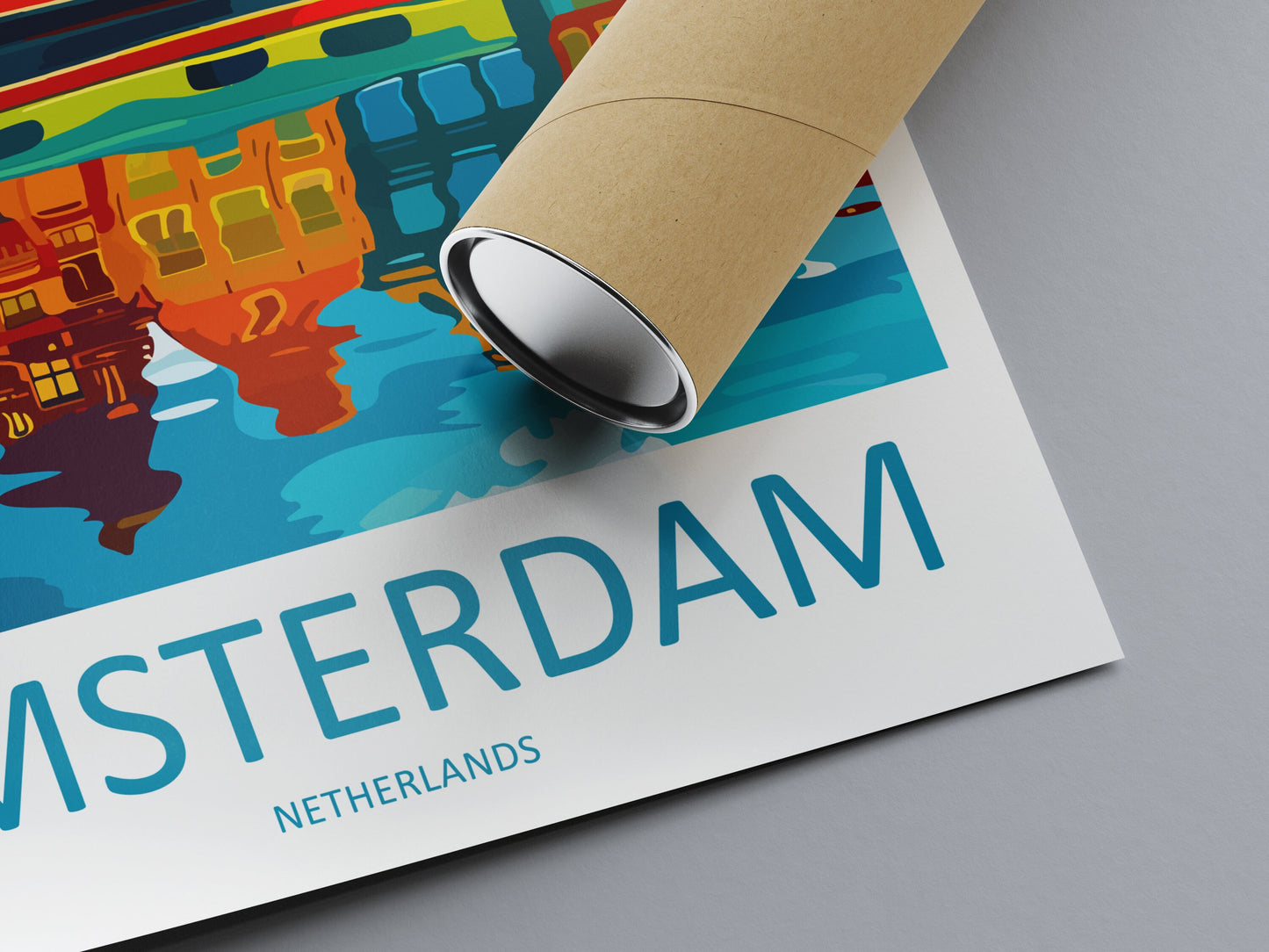 Amsterdam Travel Print Wall Art Amsterdam Wall Hanging Home Décor Amsterdam Gift Art Lovers Netherlands Art Lover Gift Amsterdam Decor