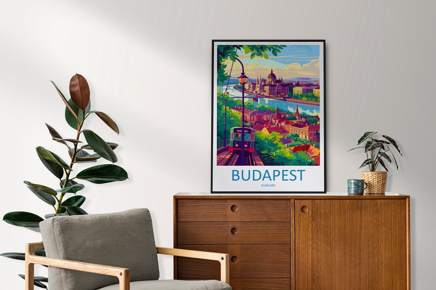 Budapest Travel Print Wall Art Budapest Wall Hanging Home Décor Budapest Gift Art Lovers Hungary Art Lover Gift Budapest Wall Décor