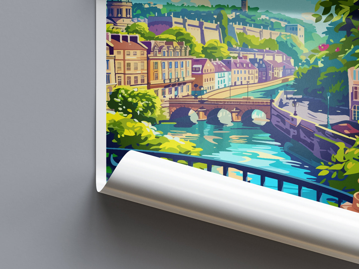 Bath Travel Print Wall Art Bath Wall Hanging Home Décor Bath Gift Art Lovers England Art Lover Gift Bath City England Travel Art Gift
