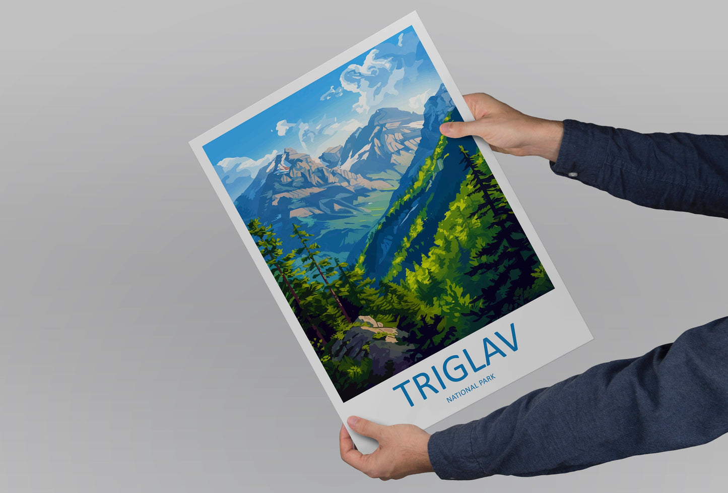 Triglav Travel Print Triglav Home Décor Slovenia Art Print Triglav Wall Print For Triglav Gift Wall Hanging Triglav Artwork Décor Hanging
