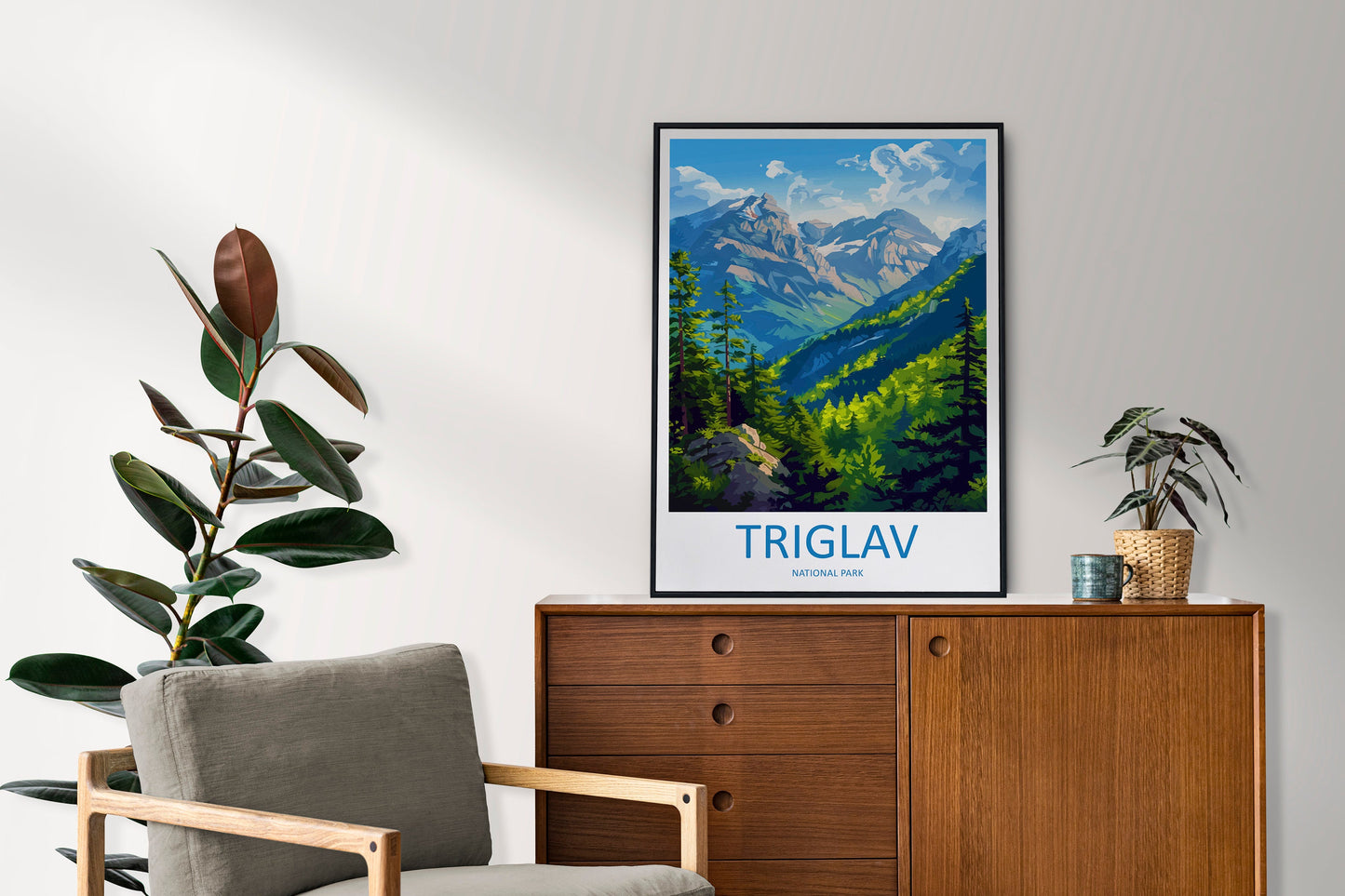 Triglav Travel Print Triglav Home Décor Slovenia Art Print Triglav Wall Print For Triglav Gift Wall Hanging Triglav Artwork Décor Hanging