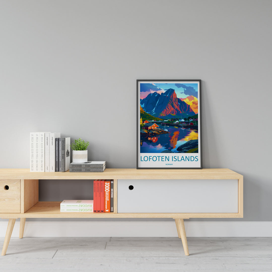 Lofoten Islands Travel Print Lofoten Home Décor Lofoten Islands Art Print Norwegian Wall Print For Lofoten Gift Wall Hanging Lofoten Artwork