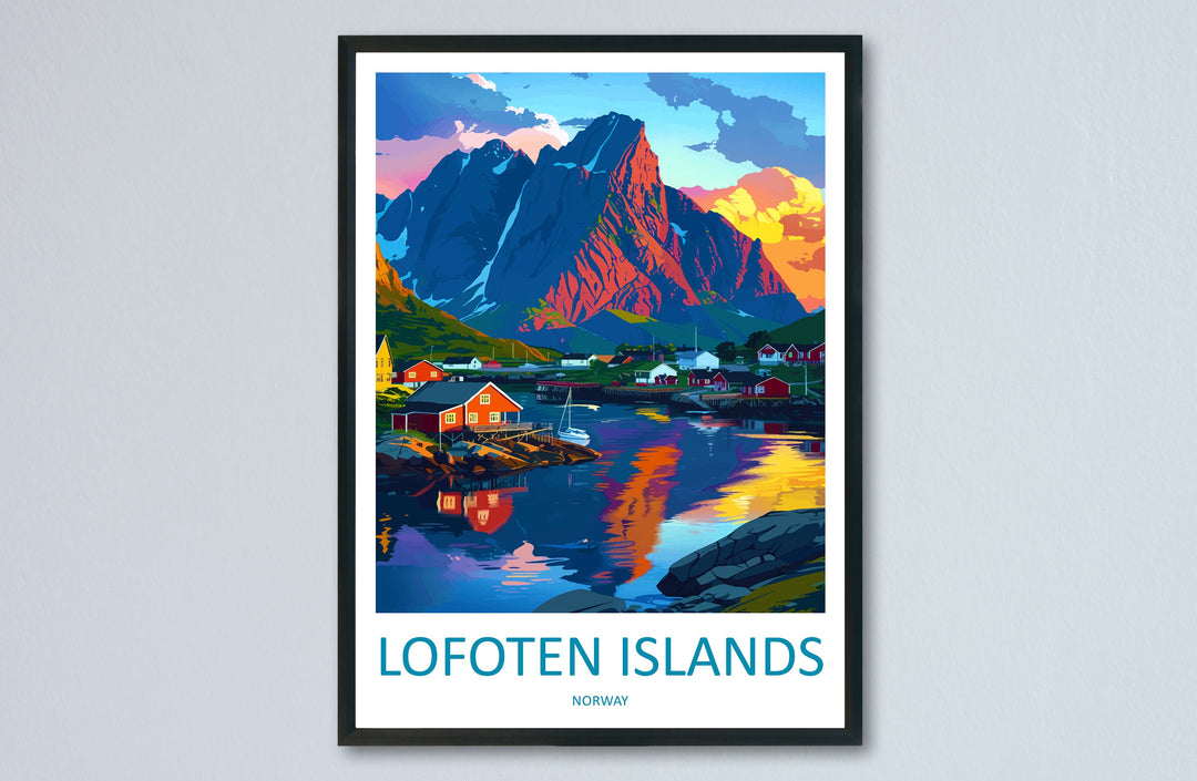 Lofoten Islands Travel Print Lofoten Home Décor Lofoten Islands Art Print Norwegian Wall Print For Lofoten Gift Wall Hanging Lofoten Artwork